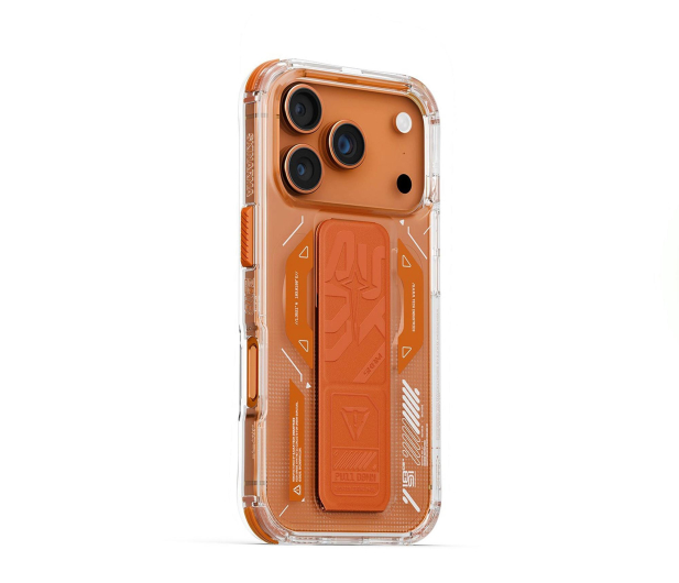 Skinarma Helio Mag-charge + Grip stand do iPhone 17 Pro Max pomarańcz - 1416306 - zdjęcie 2